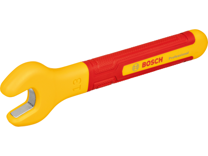 Enojni viličasti ključ Bosch z ragljo VDE, 17mm, 1600A02NF2